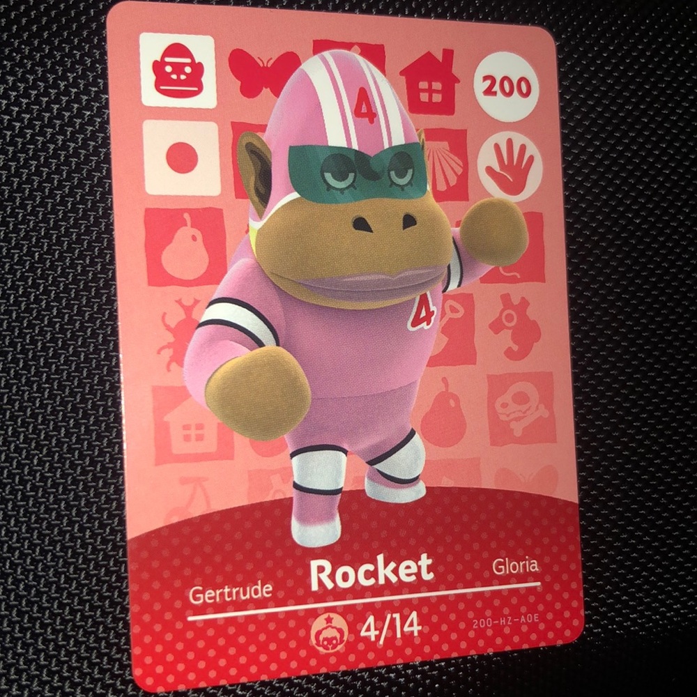 Animal Crossing amiibo - Rocket - card number 200